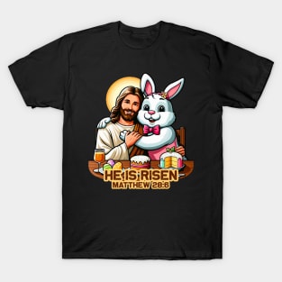 Matthew 28:6 He Is Risen T-Shirt